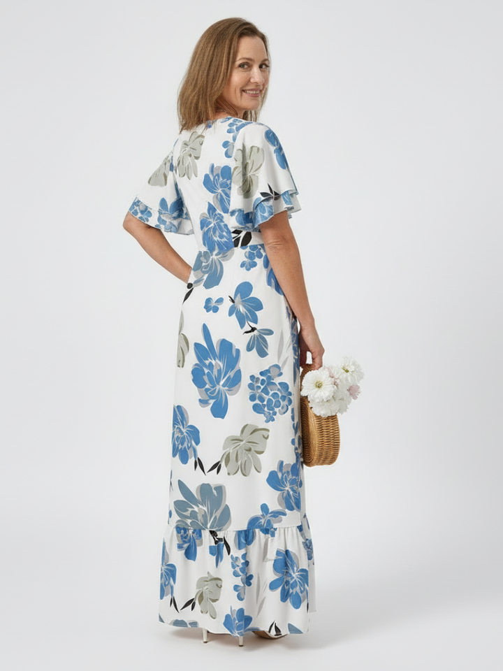 Oranssikukka mekko