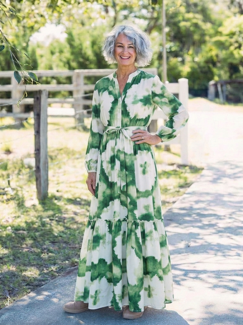 Luontosatu mekko