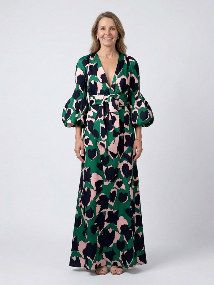 Smaragdiruusun mekko